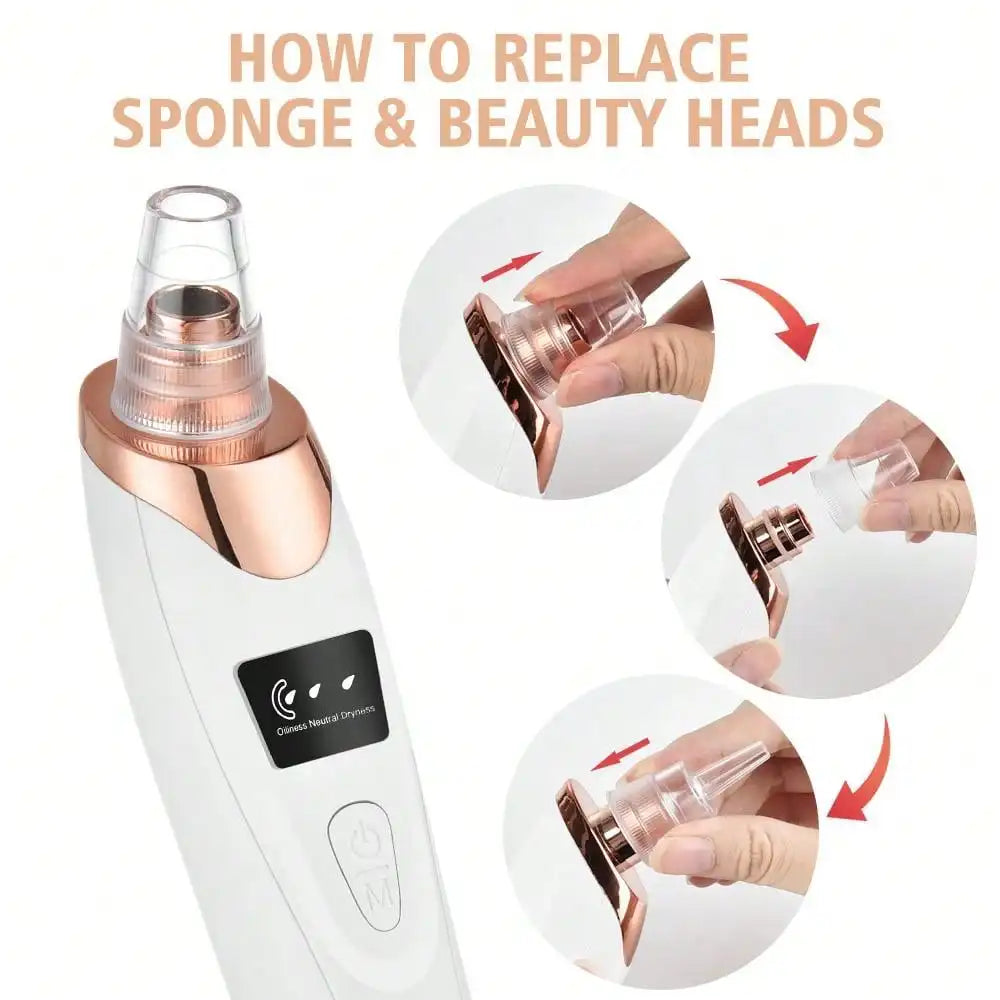 Blackhead Remover Pore Vacuum Acne Cleaner Black Spots Removal Facial Deep Cleansing Pore Cleaner Machine Skin Care Tools